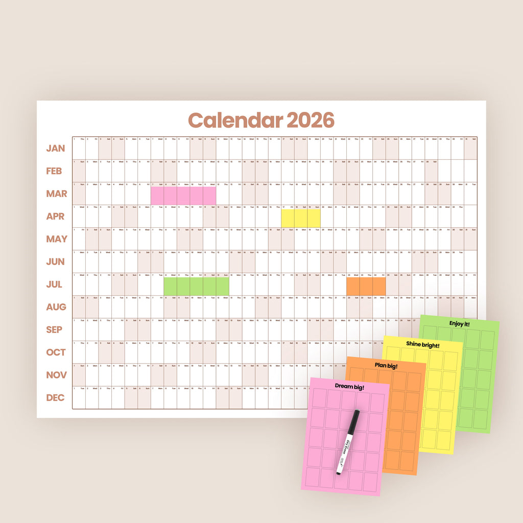 Calendar 2026 – Beige