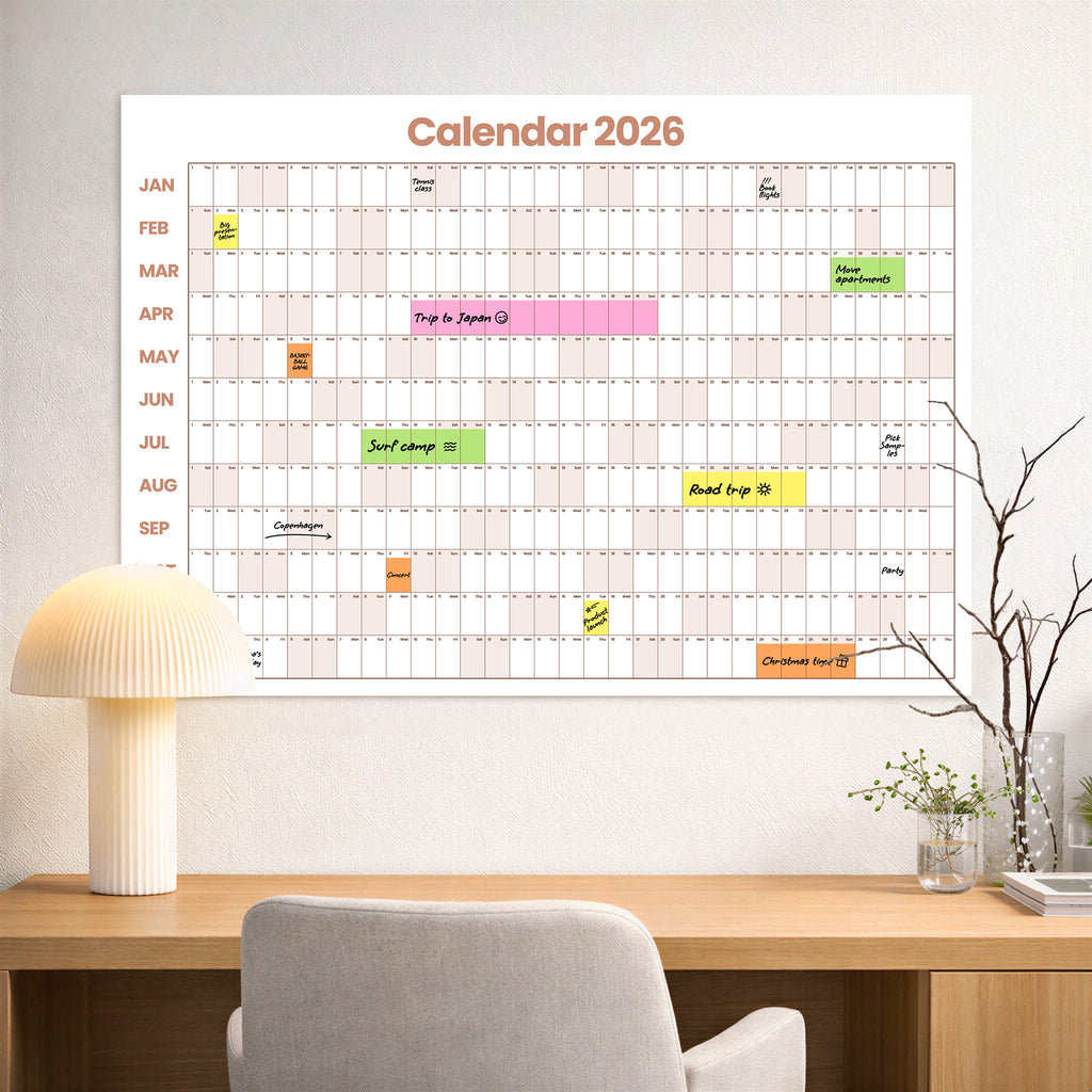 Calendar 2026 – Beige