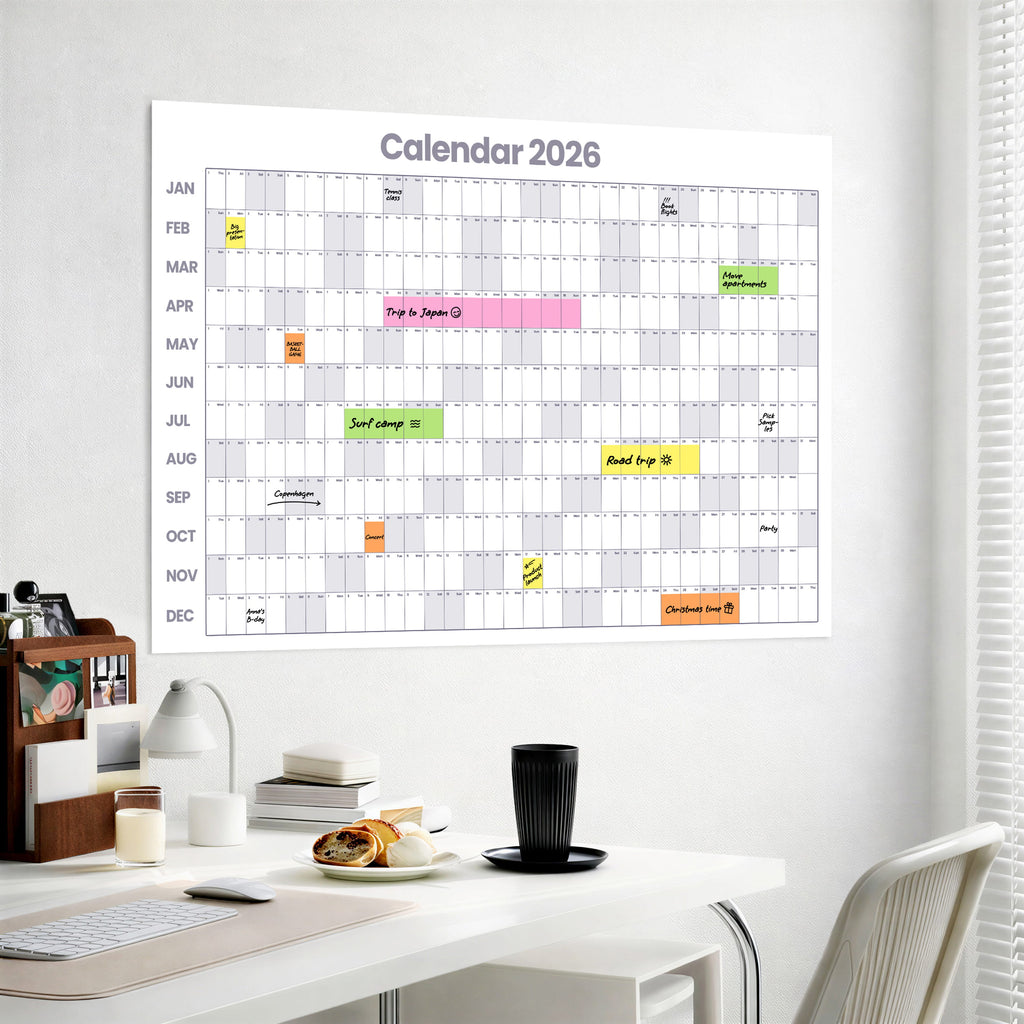Calendar 2026 – Grey
