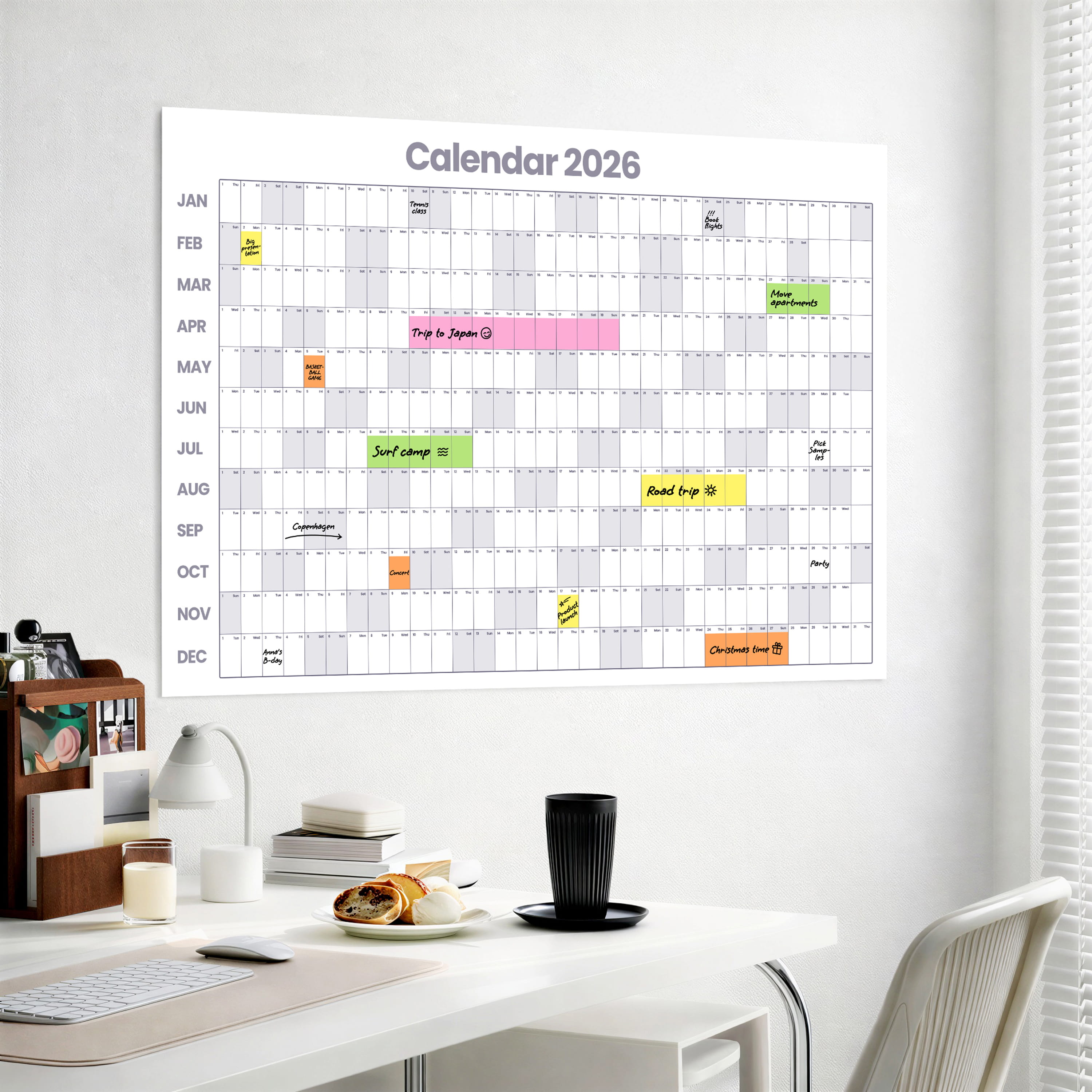Calendar 2026 – Grey